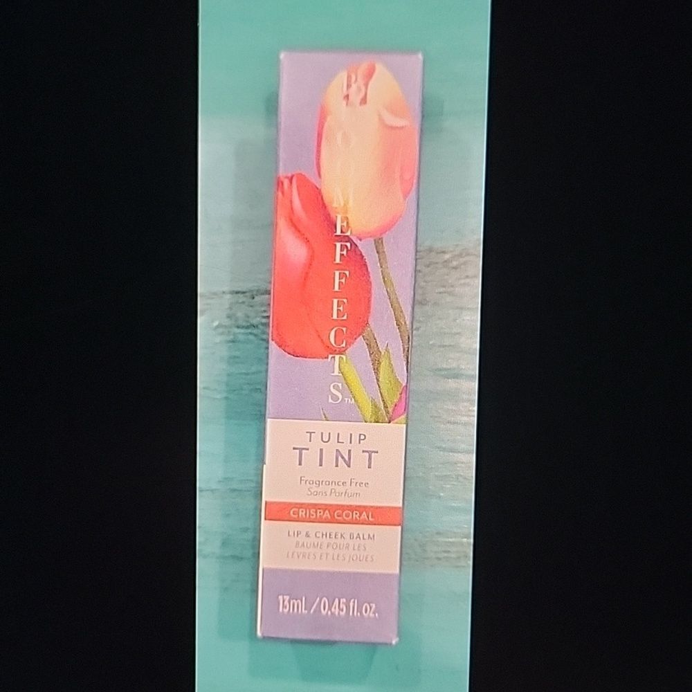 New Bloom Effects Tulip Tint Lip & Cheek Balm in Crispa Coral, 13 mL
